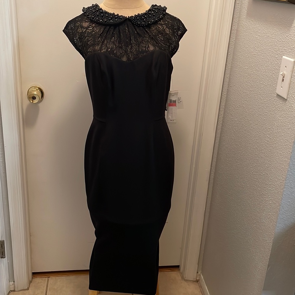 Maggy London Stunning Black Dress NWT